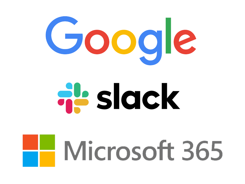 Google Slack Microsoft 365