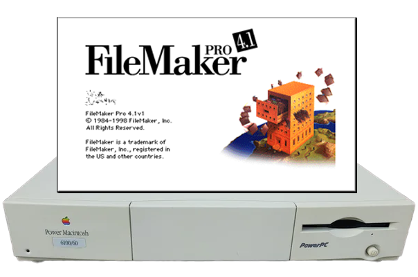 PowerMac 6100 and FileMaker Pro 4.1