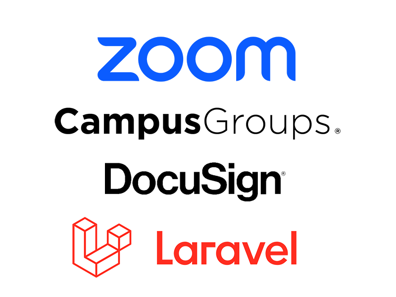 Zoom CampusGroups DocuSign Laravel